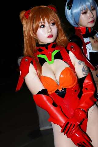 红褐色性感双COSER